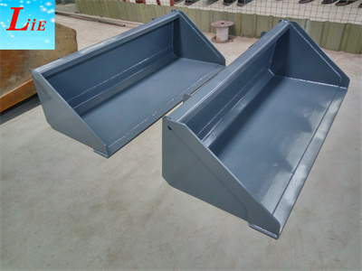 skid loader standard buckets