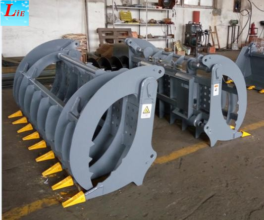 Skid steer grass grapple