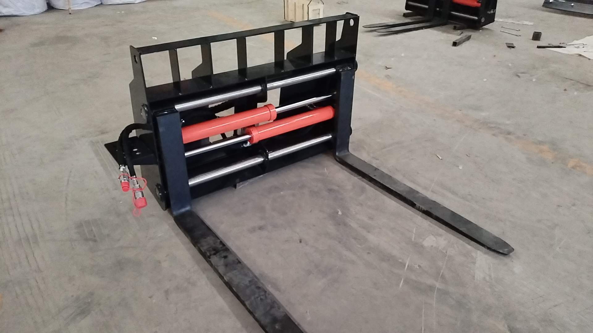 Bobcat skid steer pallet forks side-shift forks
