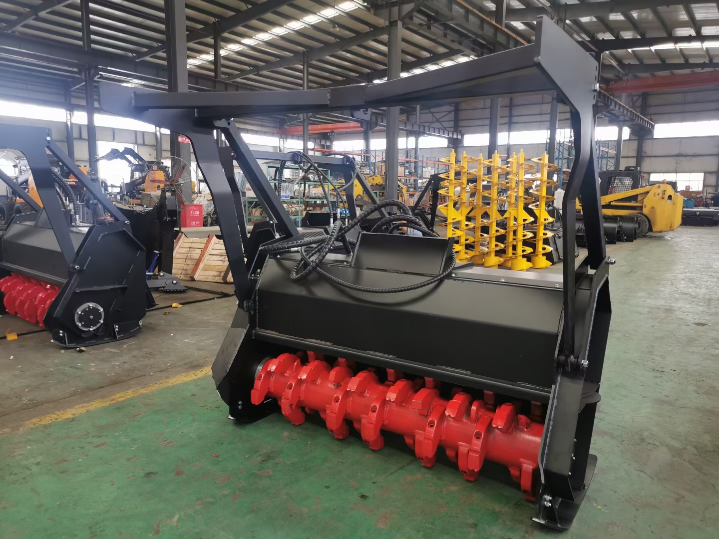 Skid steer mulcher